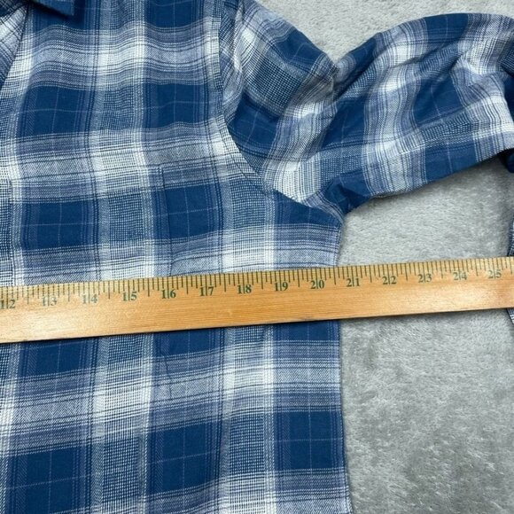 Weatherproof Vintage Womens S Flannel Plaid Button-Up Shirt a1624 - Picture 7 of 11